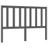 Cabecero de cama madera maciza de pino gris 166x4x100