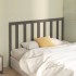 Cabecero de cama madera maciza de pino gris 166x4x100