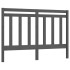 Cabecero de cama madera maciza de pino gris 166x4x100