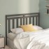 Cabecero de cama madera maciza de pino gris 166x4x100