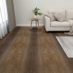 Tarimas de suelo autoadhesivas 20 unidades PVC marrón 1,86 m²