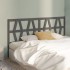 Cabecero de cama madera maciza de pino gris 206x4x100