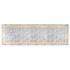 Alfombra lavable antideslizante gris 80x300