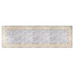 Alfombra lavable antideslizante gris 80x300 cm