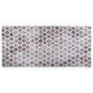 Alfombra lavable patchwork antideslizante multicolor 80x300 cm