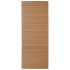 Alfombra rectangular de bambú marrón 120 x 180