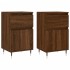 Aparadores 2 uds madera de ingeniería marrón roble 40x35x70