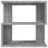 Mesa auxiliar de madera contrachapada gris Sonoma 40x40x40
