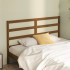 Cabecero de cama madera maciza de pino marrón miel 146x4x100