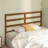 Cabecero de cama madera maciza de pino marrón miel 146x4x100
