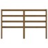 Cabecero de cama madera maciza de pino marrón miel 146x4x100