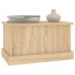 Baúl almacenaje madera contrachapada roble sonoma 50x30x28