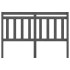 Cabecero de cama madera maciza de pino gris 166x4x100