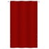 Toldo para balcón de tela oxford rojo 140x240