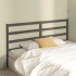 Cabecero de cama madera maciza de pino gris 206x4x100