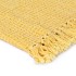 Manta de algodón amarillo mostaza 160x210