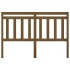 Cabecero de cama madera maciza de pino marrón miel 146x4x100