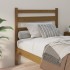 Cabecero de cama madera maciza de pino marrón miel 96x4x100
