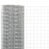 Alambrada de gallinero acero galvanizado plateada 25x0,5