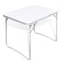 Mesita plegable para camping con estructura de metal, 80 x 60
