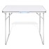 Mesita plegable para camping con estructura de metal, 80 x 60