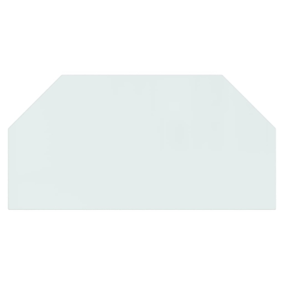 Placa de vidrio para chimenea hexagonal 100x50