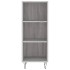 Aparador de madera de ingeniería gris Sonoma 34,5x32,5x90