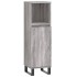 Armario de baño madera contrachapada gris Sonoma 30x30x100