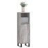 Armario de baño madera contrachapada gris Sonoma 30x30x100