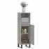 Armario de baño madera contrachapada gris Sonoma 30x30x100