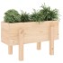 Jardinera madera maciza de pino 62x30x38