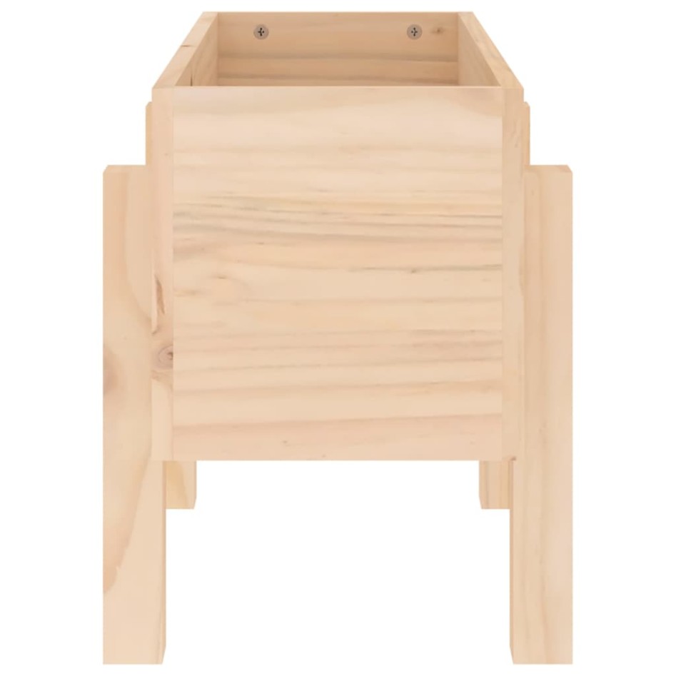 Jardinera madera maciza de pino 62x30x38
