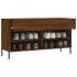 Banco zapatero madera de ingeniería marrón roble 102x35x55