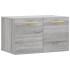Armario de pared madera de ingeniería gris Sonoma 60x36,5x35