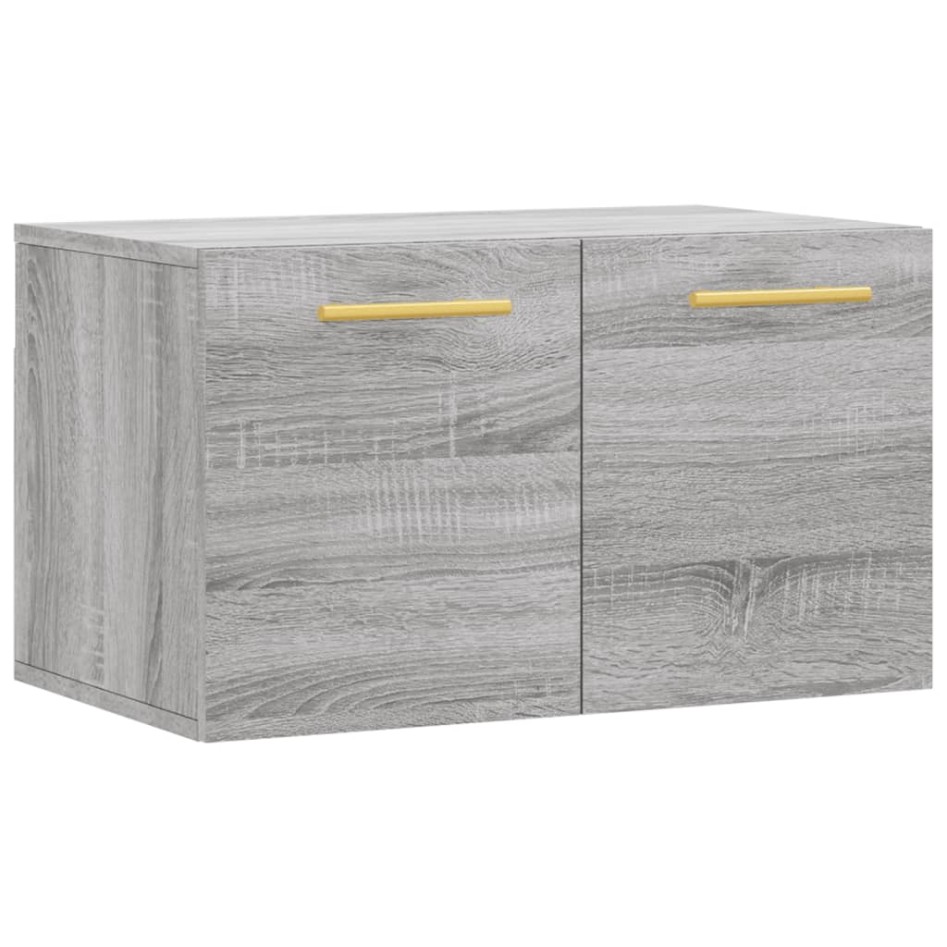 Armario de pared madera de ingeniería gris Sonoma 60x36,5x35