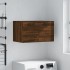 Armario de pared madera ingeniería marrón roble 60x36,5x35