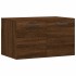 Armario de pared madera ingeniería marrón roble 60x36,5x35