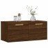 Armario de pared madera ingeniería marrón roble 80x36,5x35