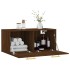Armario de pared madera ingeniería marrón roble 80x36,5x35
