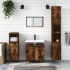 Armario de baño madera de ingeniería roble ahumado 58x33x60