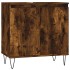 Armario de baño madera de ingeniería roble ahumado 58x33x60