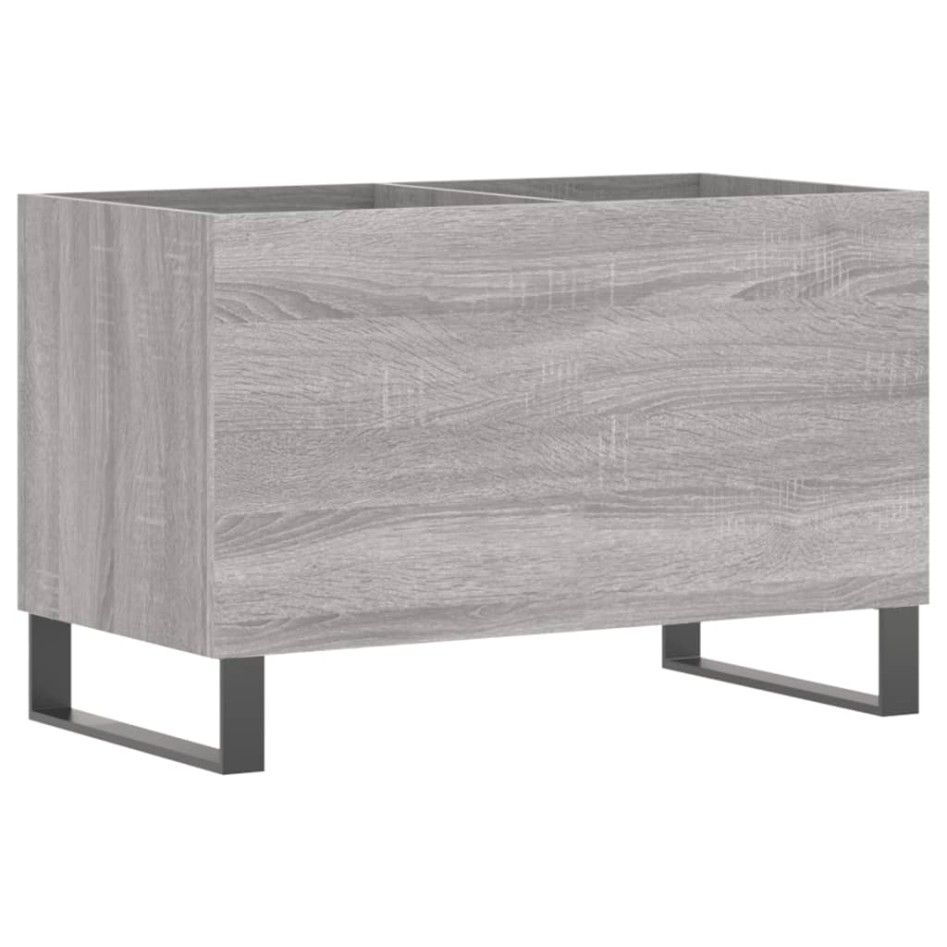 Mueble discos madera contrachapada gris sonoma 74,5x38x48