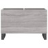 Mueble discos madera contrachapada gris sonoma 74,5x38x48