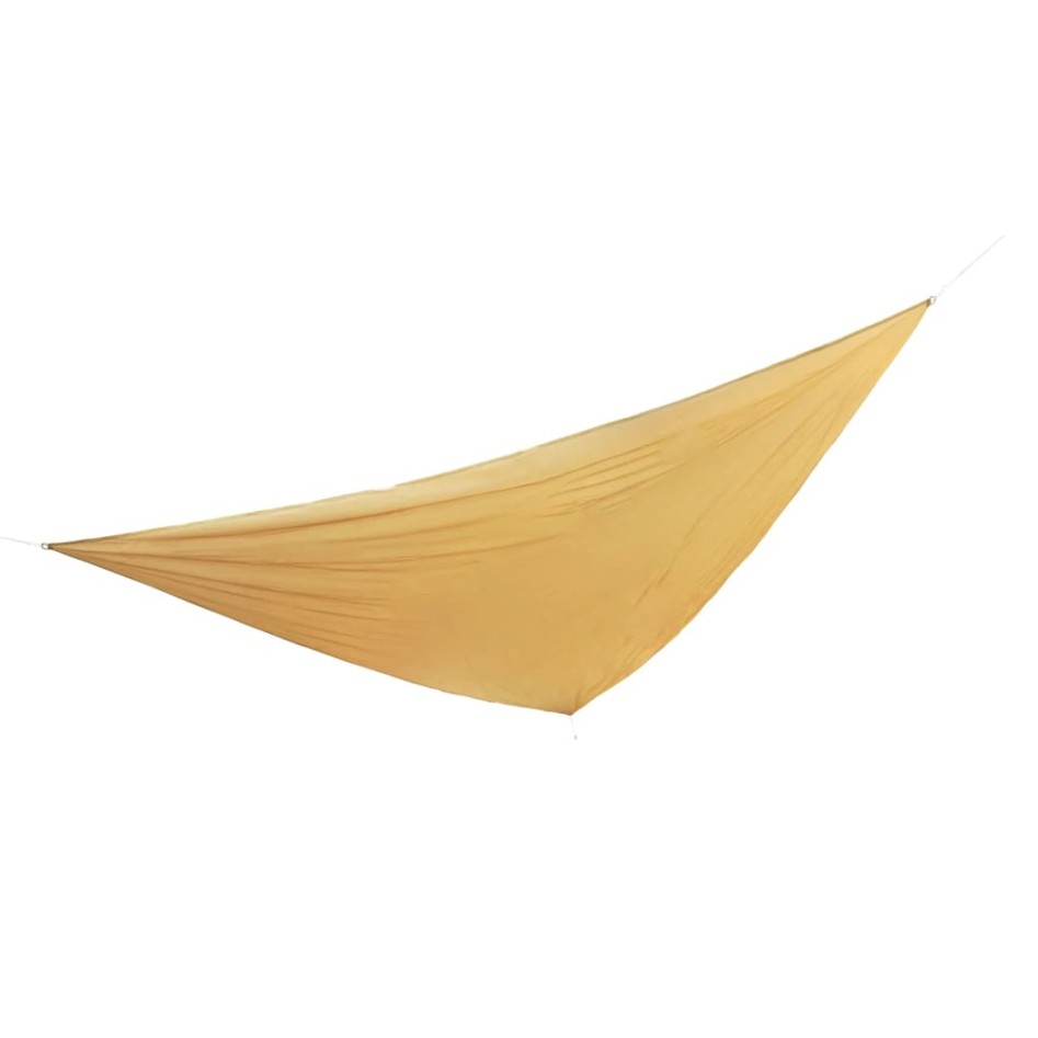 HI Toldo de vela triangular beige 5x5x5
