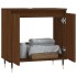 Armario de baño madera de ingeniería marrón roble 58x33x60