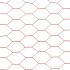 Alambrada de gallinero acero revestimiento PVC rojo 25x0,75