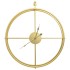 Reloj de pared de hierro dorado 52