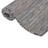 Alfombra de exterior de tejido plano marrón y azul 100x200