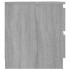 Mesita de noche madera contrachapada gris Sonoma 50x39x43,5