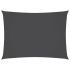Toldo de vela rectangular tela Oxford gris antracita 2,5x4,5